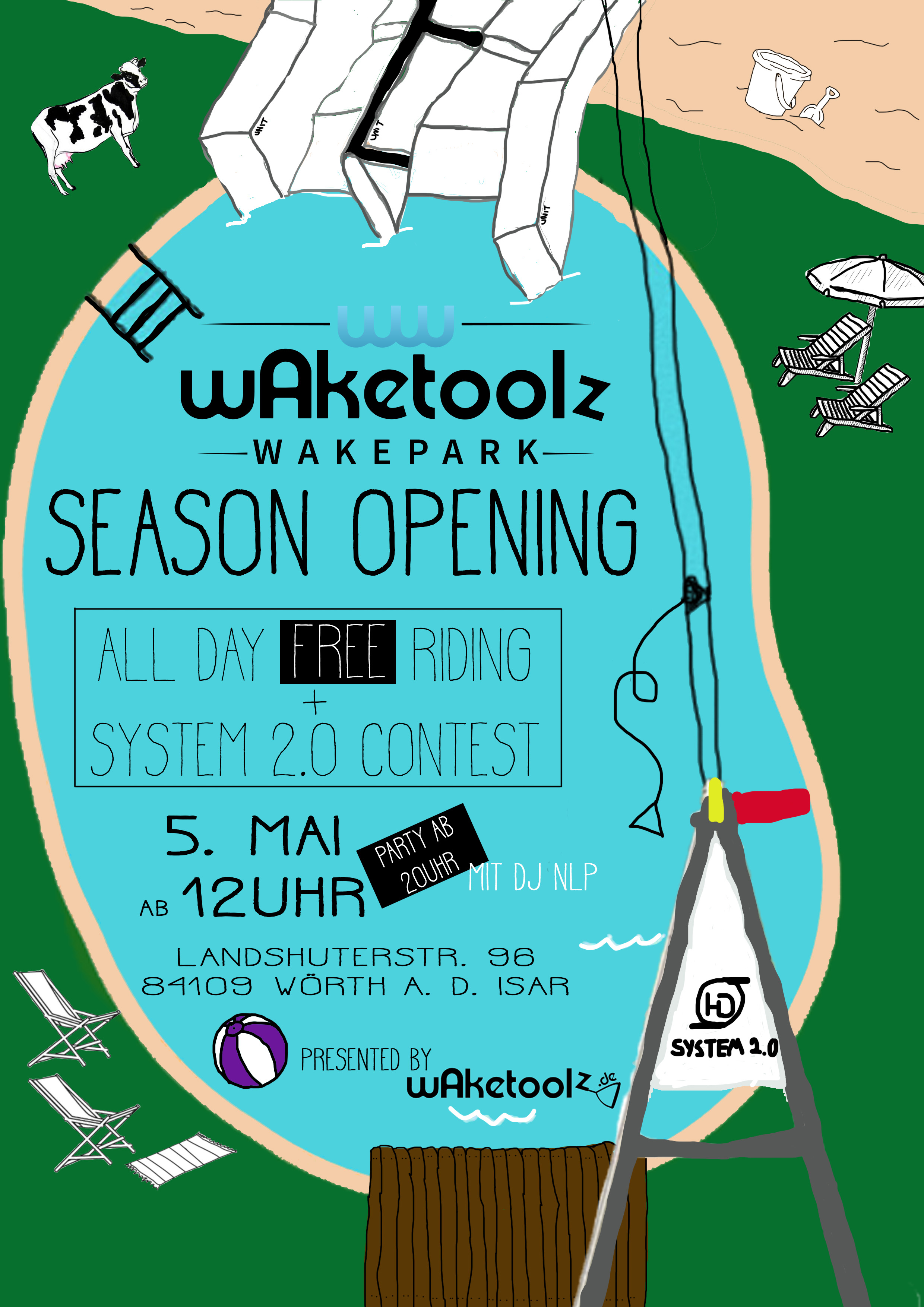 Waketoolz Wakepark Season Opening Party